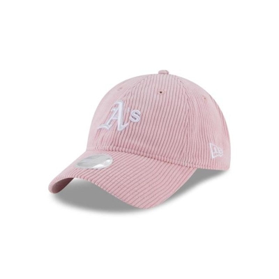 Oakland Athletics Gorra | New Era MLB Corduroy 9twenty Adjustable Cap Mexico - Rosas